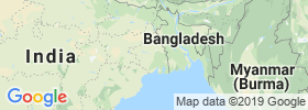 West Bengal map